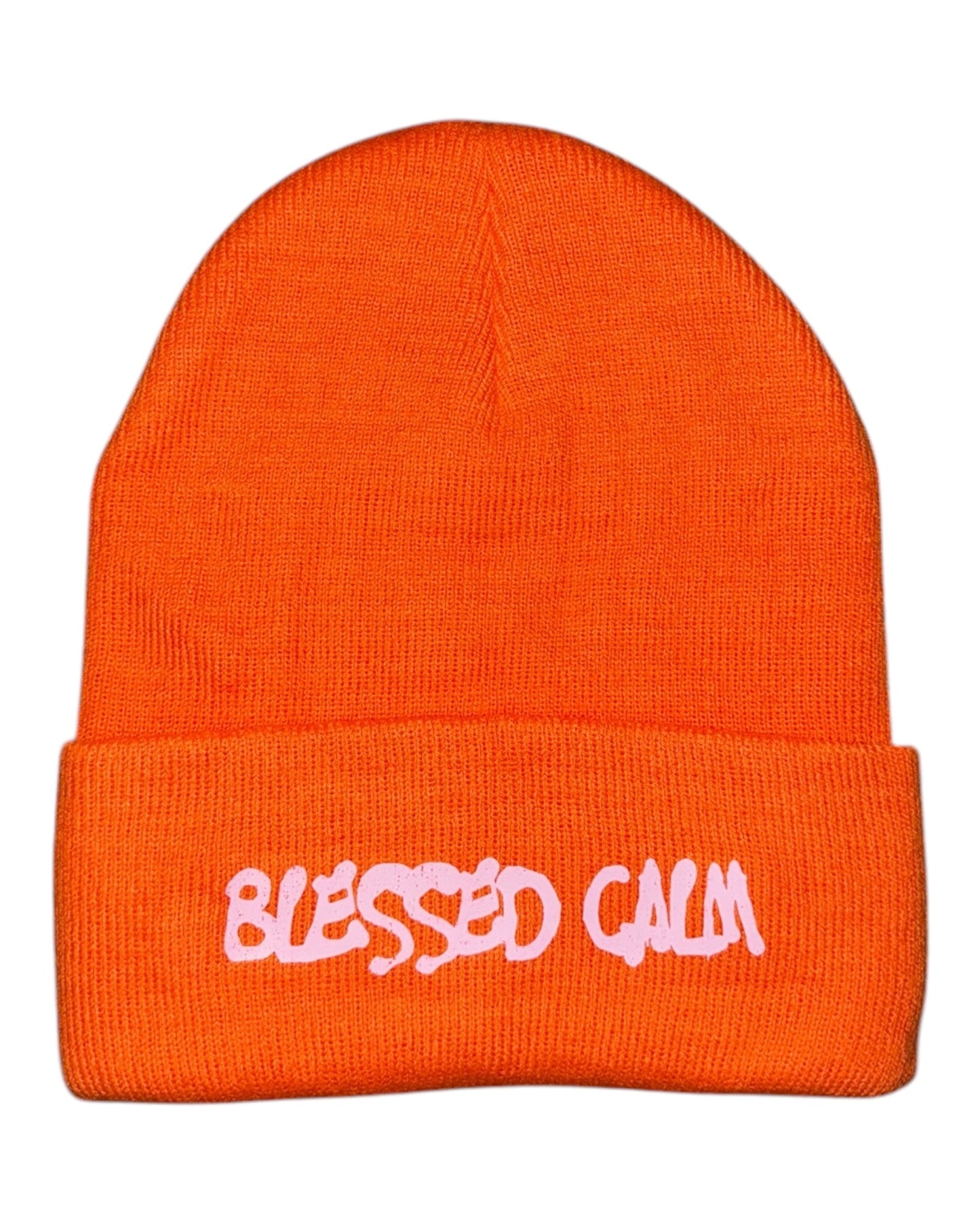 Blessed Calm Beanie - Orange