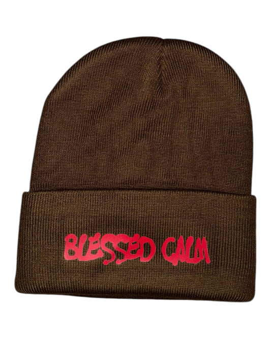 Blessed Calm Beanie - Brown