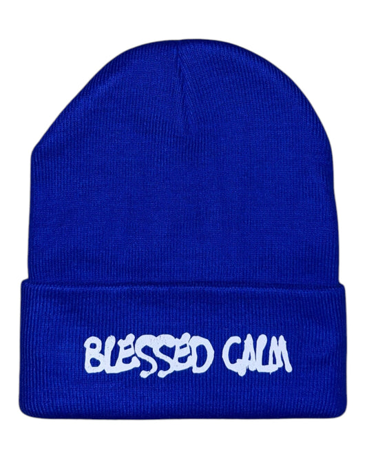 Blessed Calm Beanie - Blue