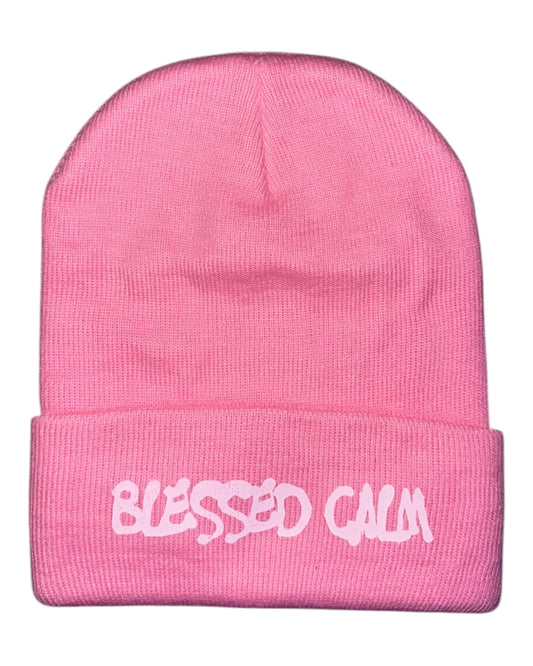 Blessed Calm Beanie - Pink